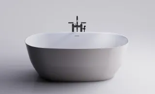 Ванна из искусственного камня Astra-Form Атрия 01010048 180x80 см с интегрированным переливом белый глянец